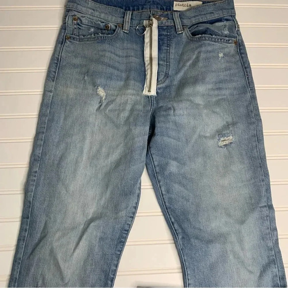 Pistola Nico High-Rise Exposed Zip Skinny Jeans in Lexington Lux - Picture 6 of 9